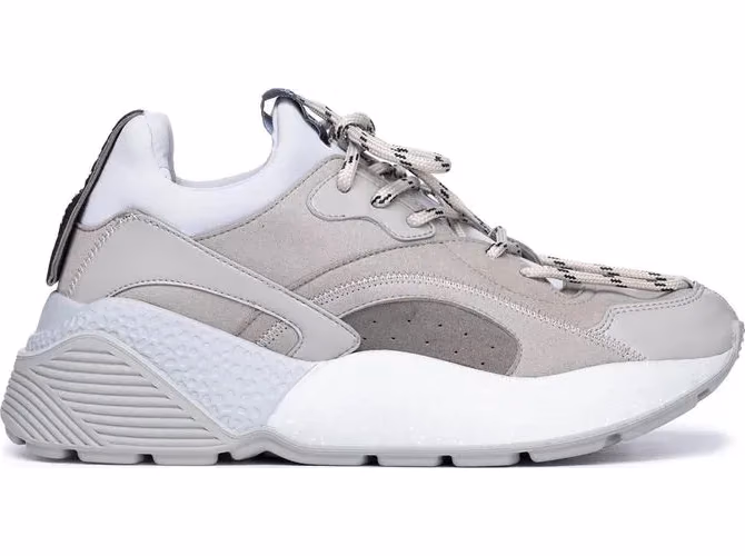 Stella McCartney Gray Vegan Leather Chunky Sneakers