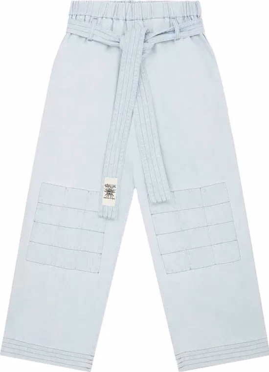 Stella McCartney Blue Cotton Casual Pants