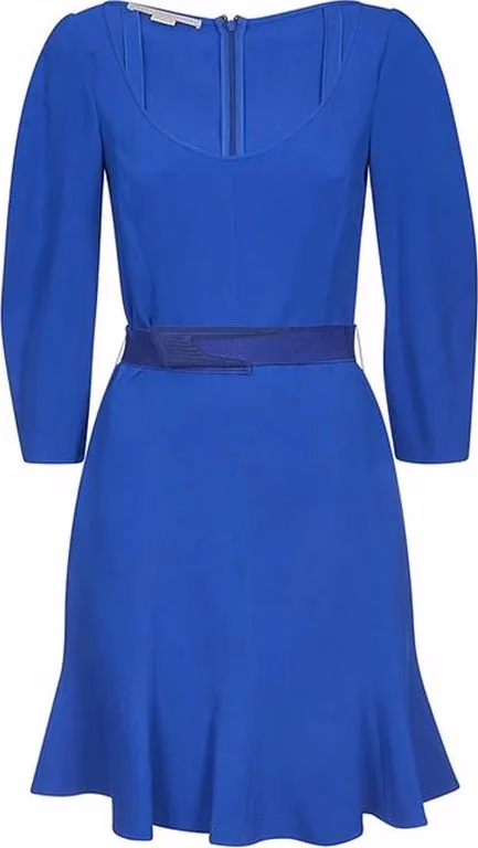 Stella McCartney Blue Viscose Casual Dress