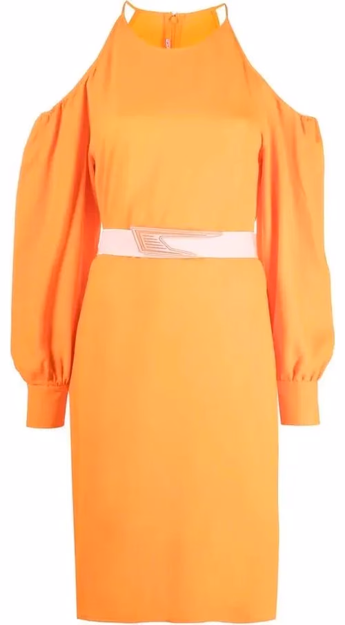 Stella McCartney Orange Viscose Casual Dress
