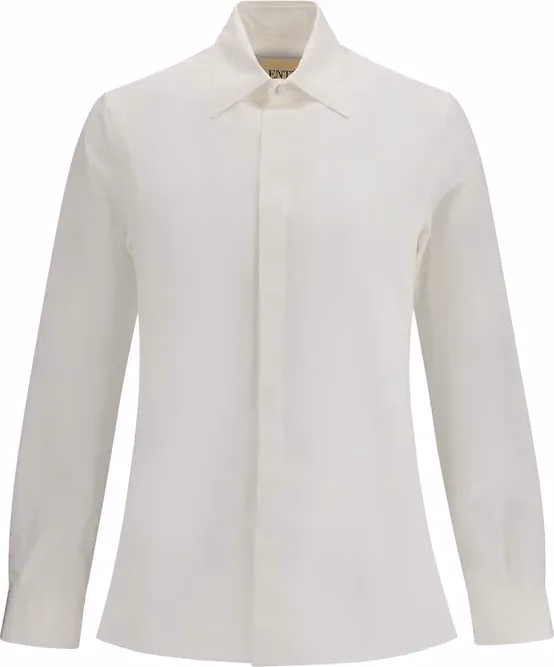 Valentino Garavani White Cotton Dress Shirt