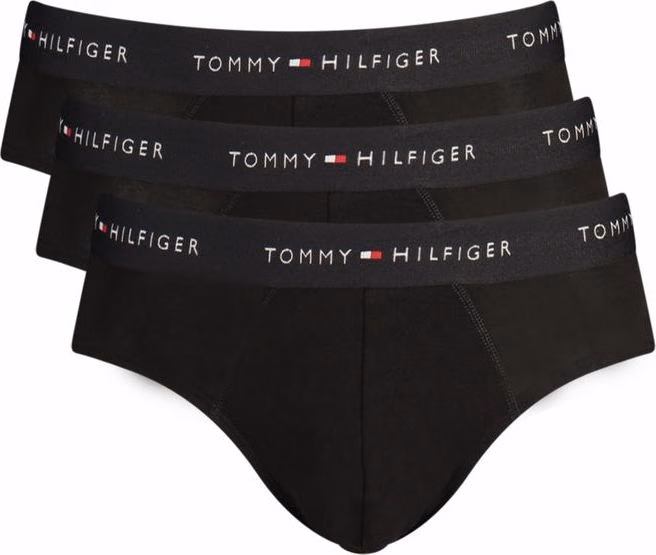 Tommy Hilfiger Black Cotton Men's Briefs
