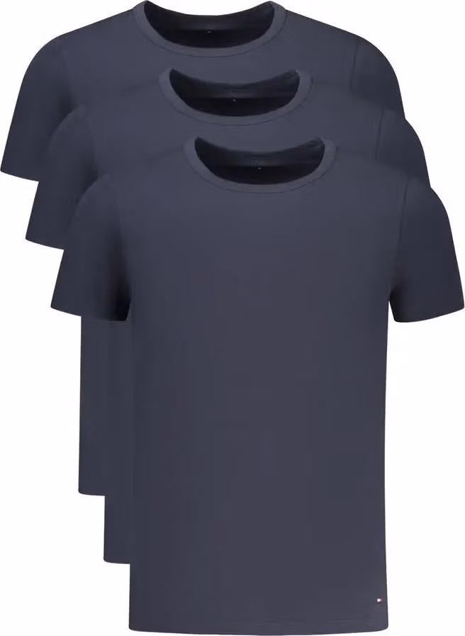 Tommy Hilfiger Blu Cotton Men T-Shirt