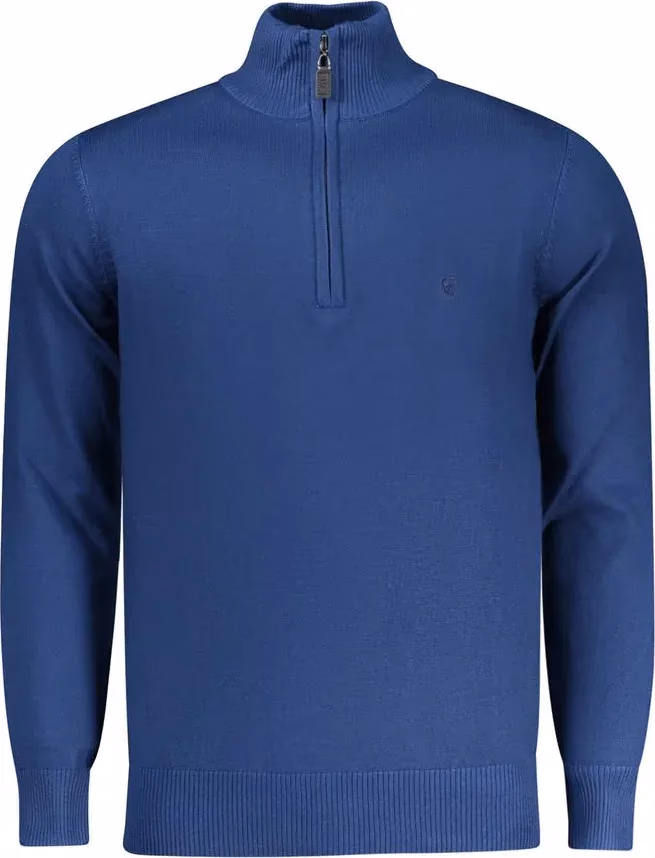 Coveri Moving Blue Viscose Men Sweater