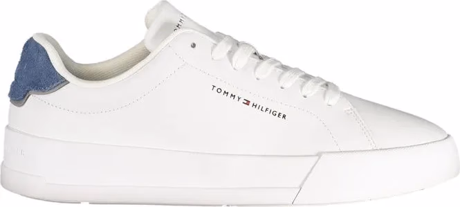 Tommy Hilfiger White Polyurethane Men's Sneaker