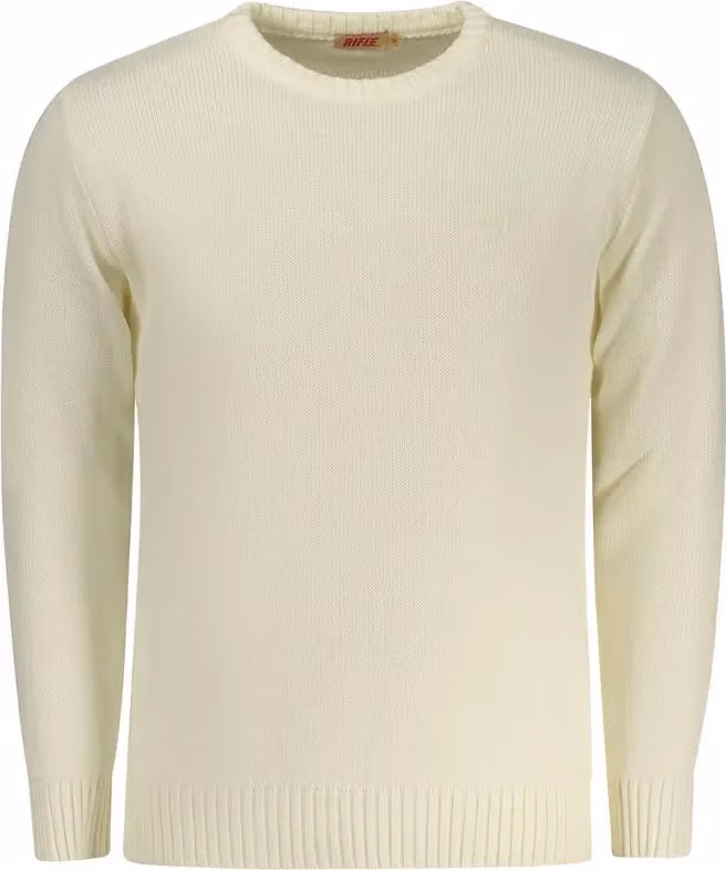 Rifle White Acrylic Men Sweater