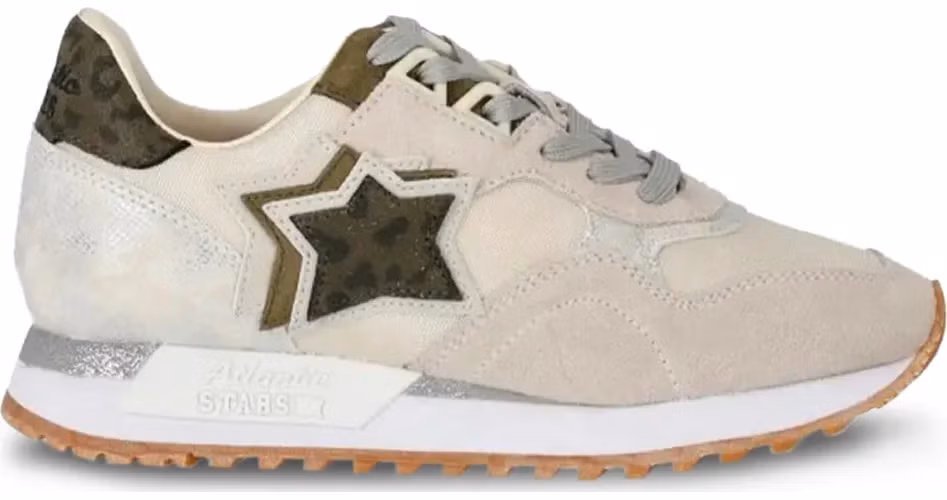 Atlantic Stars Brown Suede Leather Athletic Sneakers