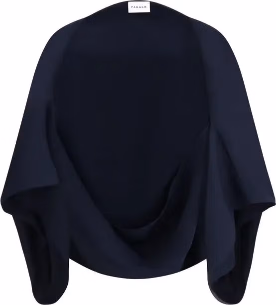 P.A.R.O.S.H. Blue Polyester Sweatshirt