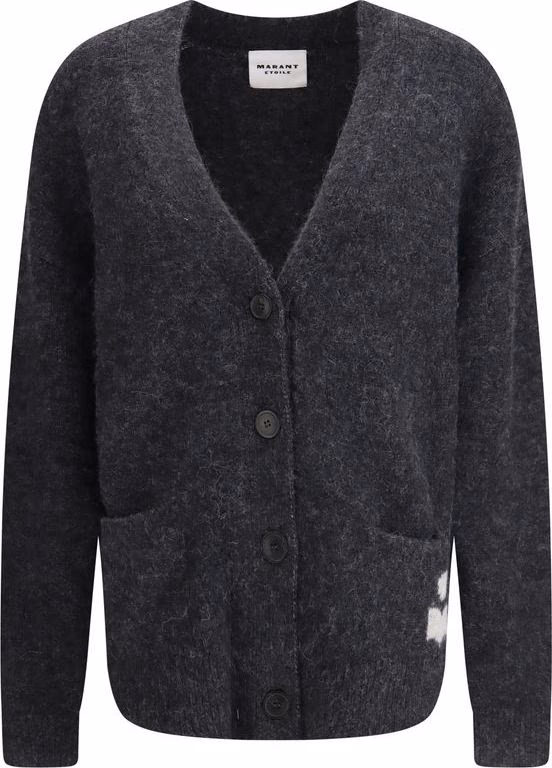 Isabel Marant Étoile Gray Alpaca Vicugna Pacos Cardigan