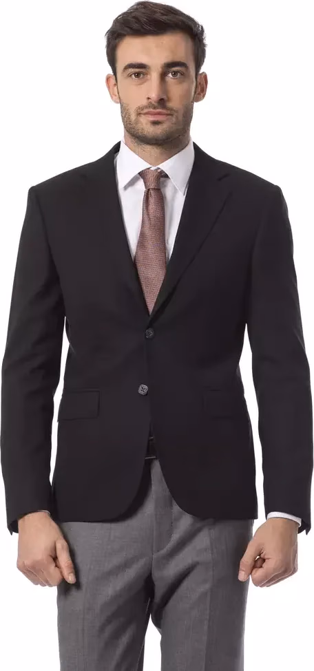 Billionaire Italian Couture Black Wool Blazer