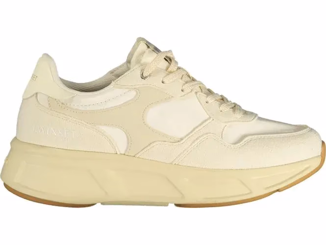 Twinset Beige Polyurethane Women Sneaker