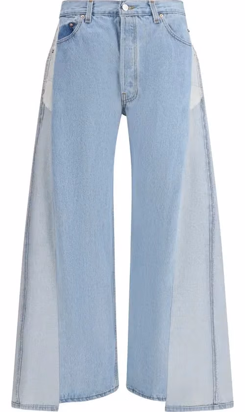 E.L.V. DENIM Blue Cotton Jeans Denim
