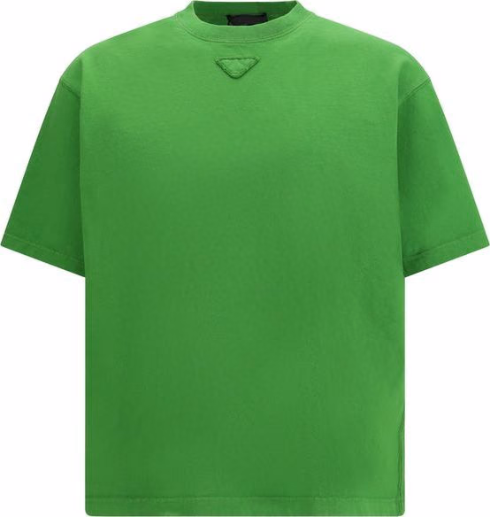Prada Bicolor Cotton T-Shirt