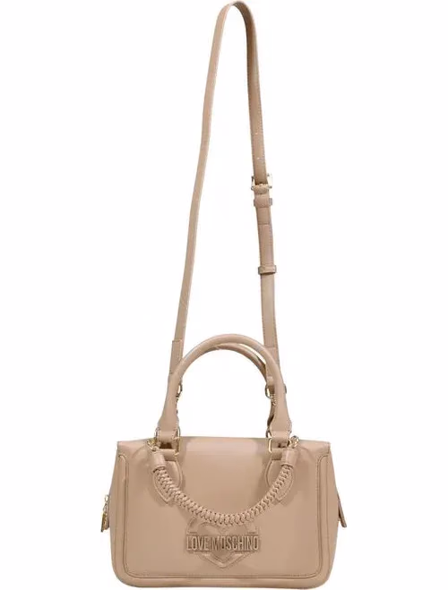 Love Moschino Beige Polyethylene Handbag