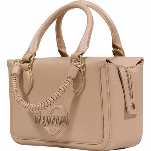 Love Moschino Beige Polyethylene Handbag