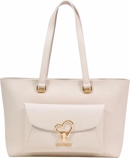 Love Moschino Beige Polyethylene Handbag