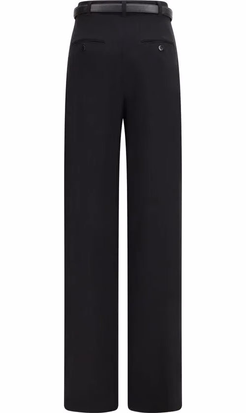 Max Mara Black Triacetate Dress Pants