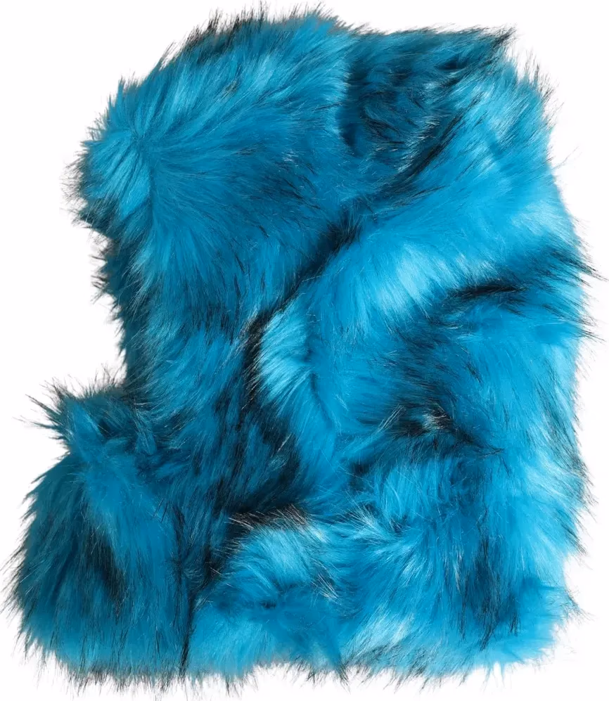 Dolce & Gabbana Blue Modacrylic Fur Women Bucket Capello Hat