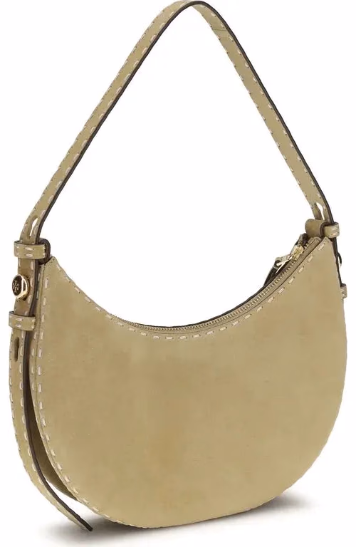 Tory Burch Beige Calf Leather Bos Taurus Shoulder Bag