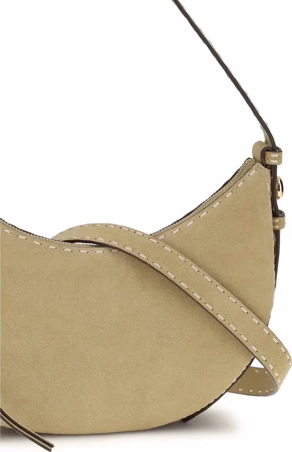 Tory Burch Beige Calf Leather Bos Taurus Shoulder Bag