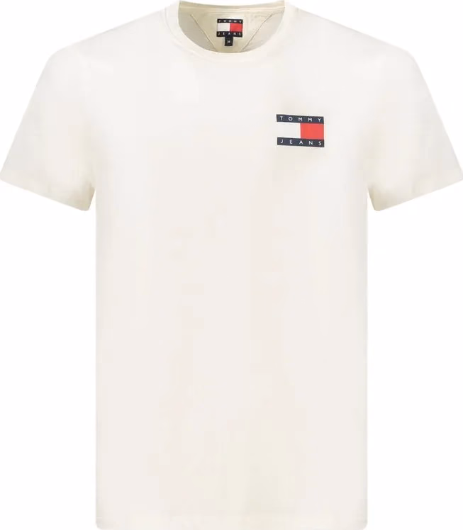 Tommy Hilfiger White Cotton Men's T-Shirt