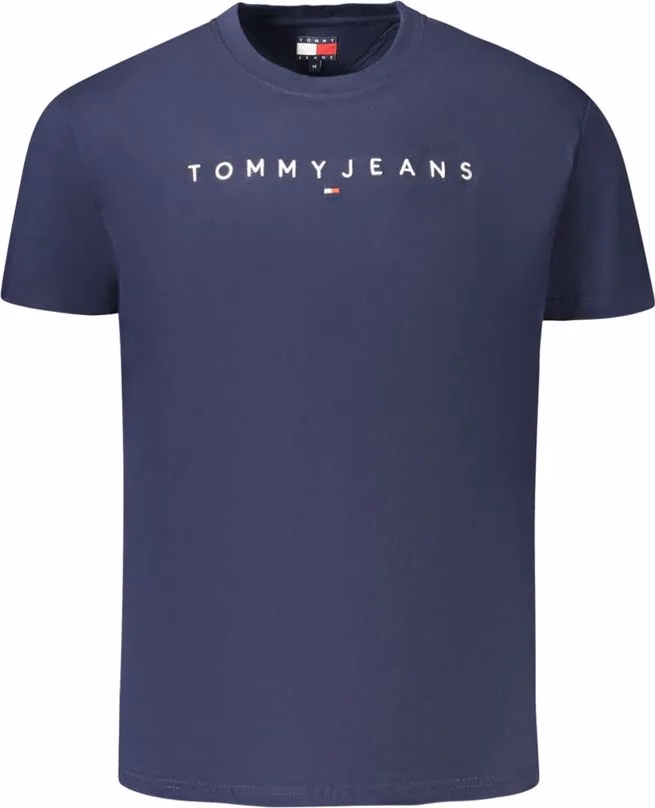 Tommy Hilfiger Blue Cotton Men's T-Shirt