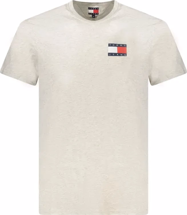 Tommy Hilfiger Grigio Cotton Men T-Shirt