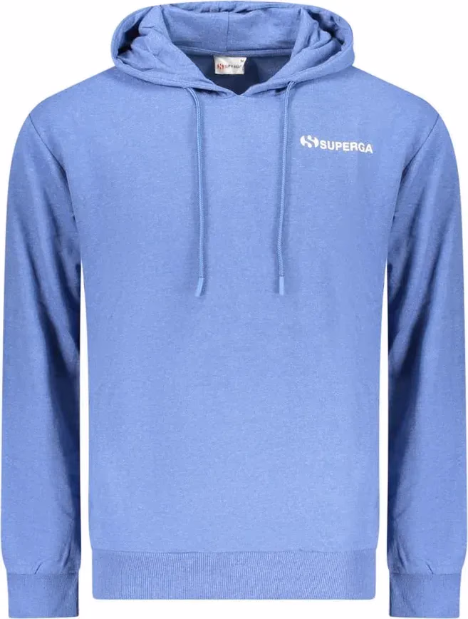 Superga Azzurro Cotton Men Sweatshirt