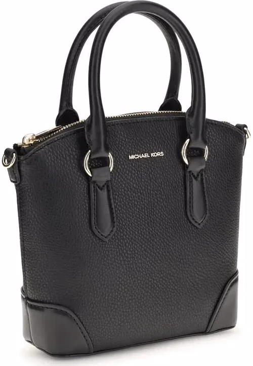 Michael Kors Black Calf Leather Bos Taurus Handbag