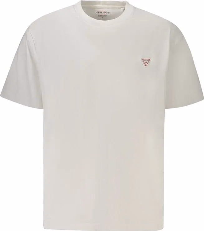 Guess Jeans Bianco Organic Cotton Men's T-Shirt