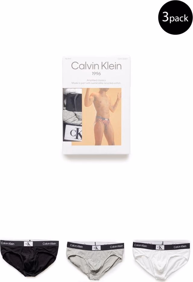 Calvin Klein Underwear White Cotton Briefs