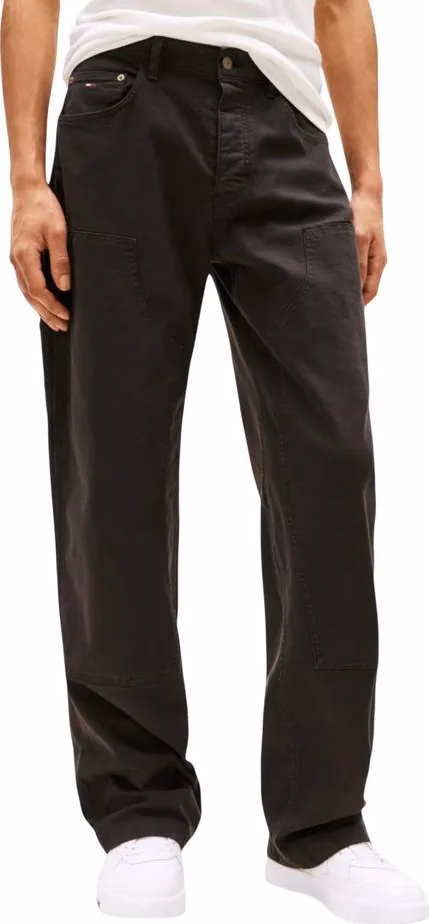 Tommy Hilfiger Jeans Black Organic Cotton Casual Pants