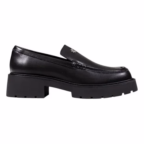 Calvin Klein Jeans Black Leather High Heel Pumps