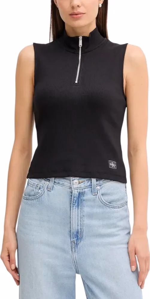 Calvin Klein Jeans Black Cotton Top
