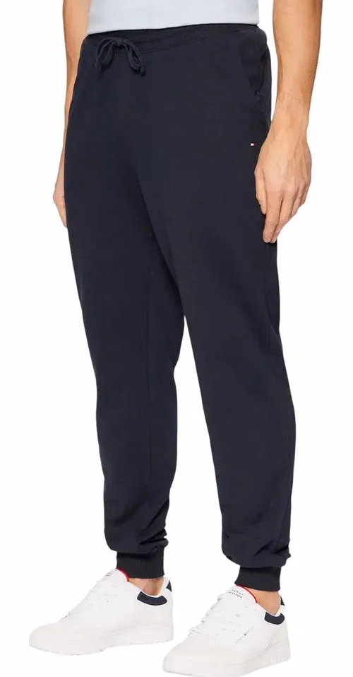 Tommy Hilfiger Blue Cotton Joggers (Workout Pants)