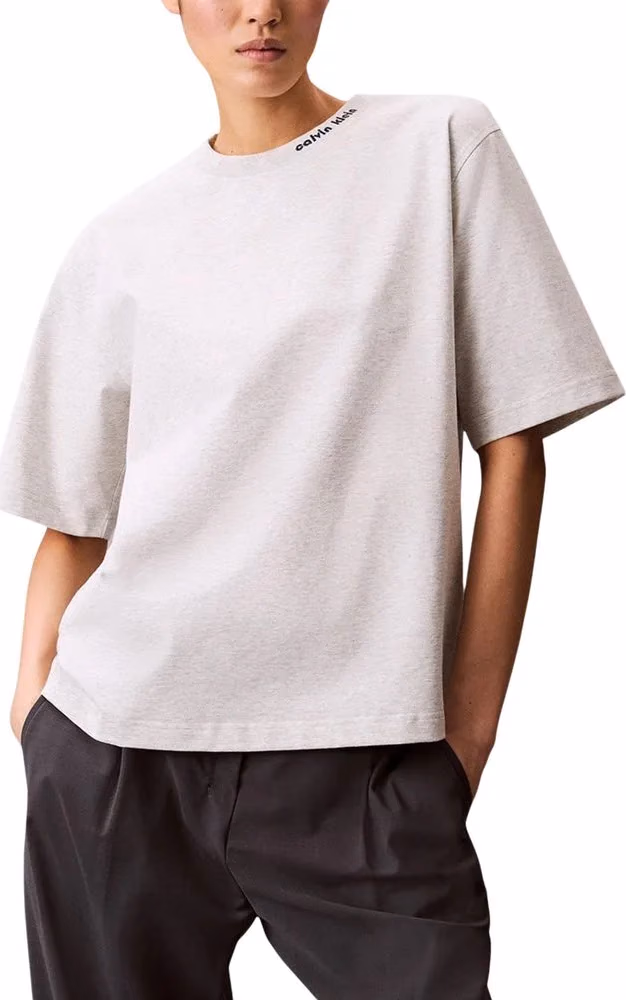 Calvin Klein Jeans Gray Cotton T-Shirt