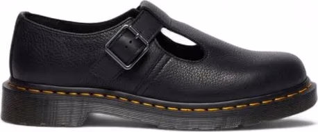 Dr. Martens Black Leather Platform Pumps