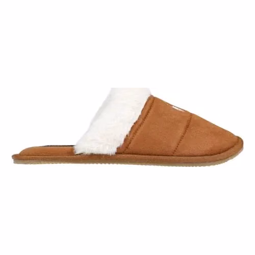 Ralph Lauren Brown Textile Slippers
