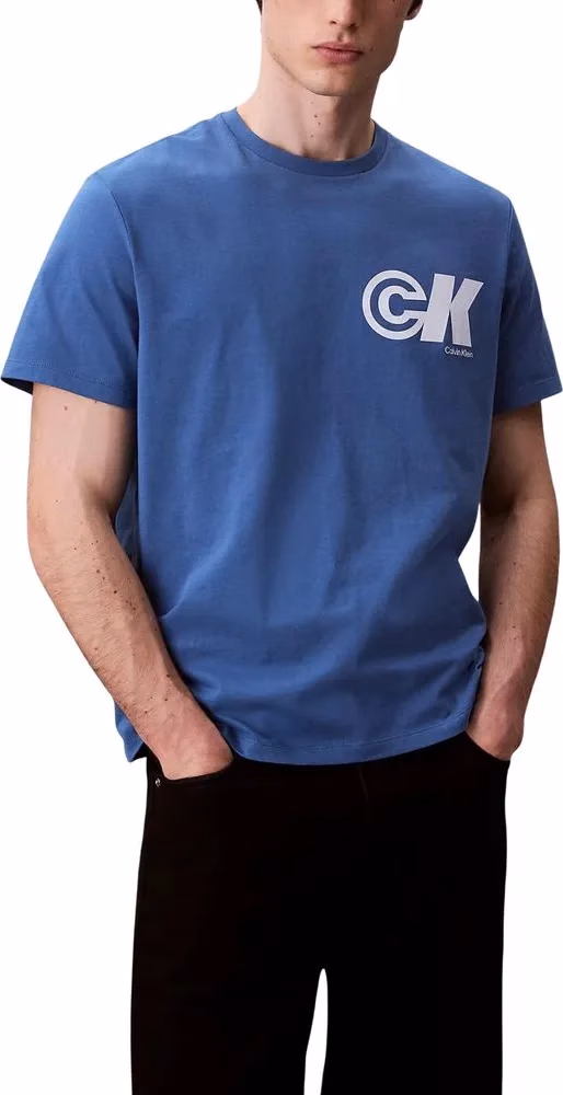 Calvin Klein Jeans Blue Cotton T-Shirt