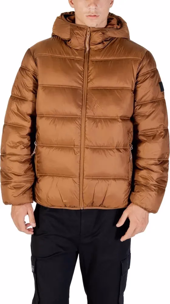 Tommy Hilfiger Jeans Brown Polyamide Coat