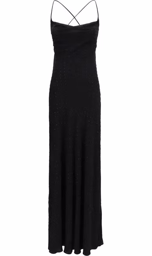 PINKO Black Polyester Casual Dress