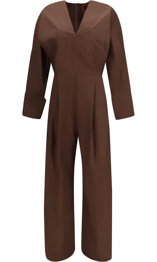 The Latest Brown Cotton Jumpsuit