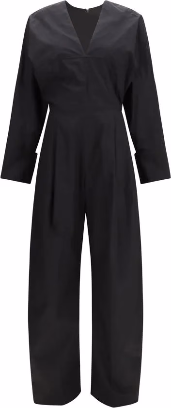 The Latest Black Cotton Jumpsuit
