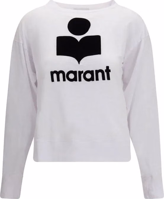 Isabel Marant Étoile White Linen Sweatshirt