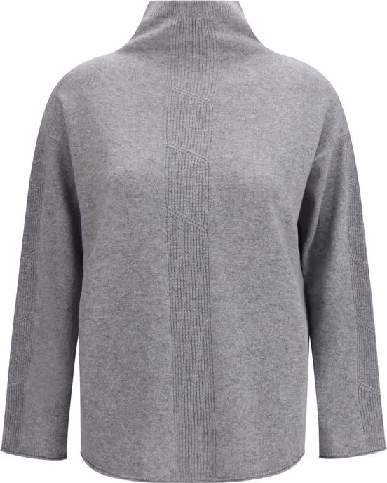 Max Mara Pure Gray Cashmere Sweater