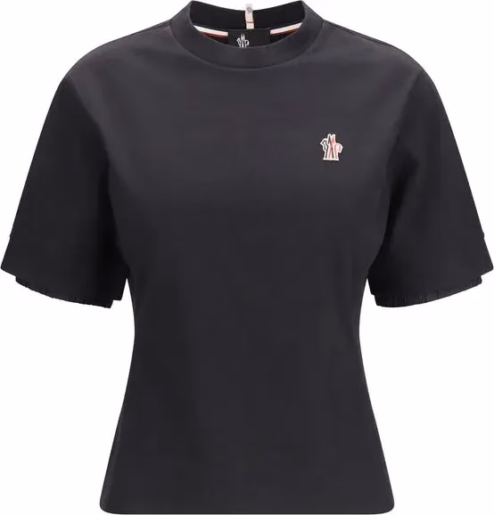 Moncler Grenoble Black Cotton T-Shirt