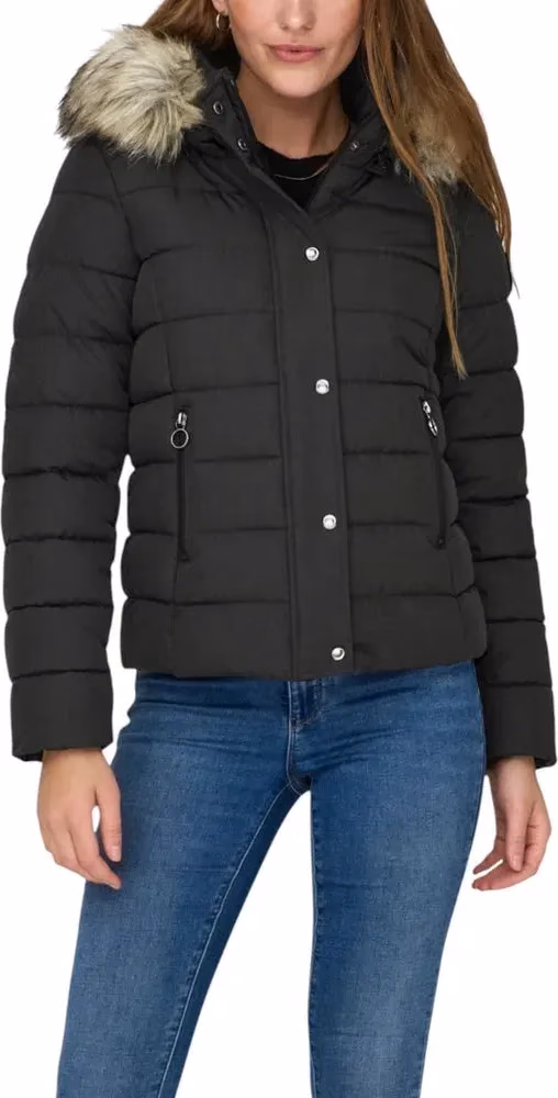 Only Gray Marabou Coat