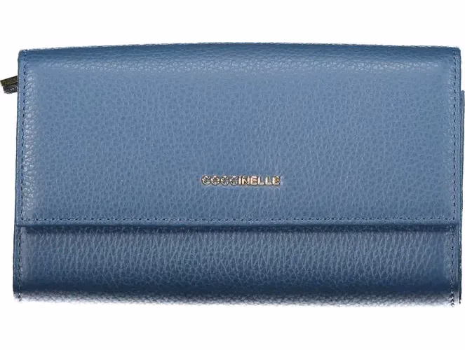 Coccinelle Blue Leather Women Wallet