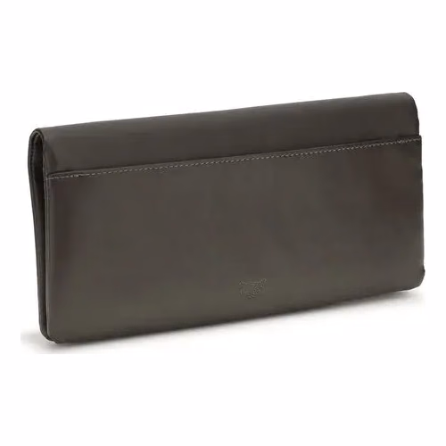 PINKO Bicolor Calf Leather Bos Taurus Clutch Bag