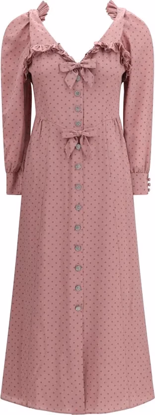 Alessandra Rich Multicolor Silk Casual Dress